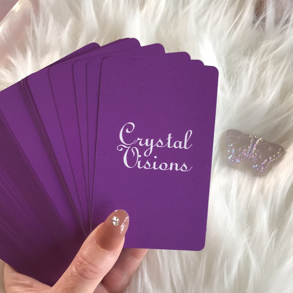 Crystal Visions~ New Card deck, inspirational